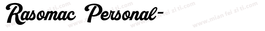 Rasomac Personal字体转换